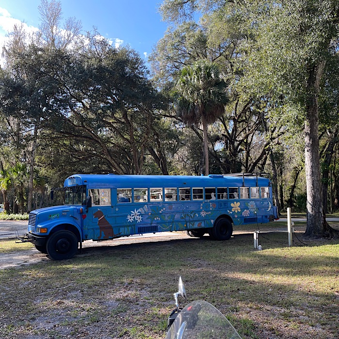 The Big Blue Bus Next Door – Blackberry Homestead
