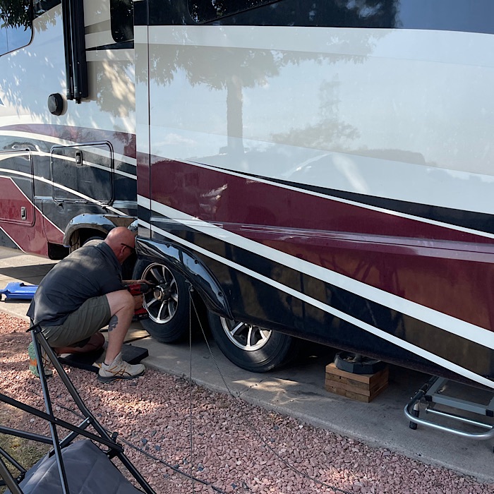 Current News – RV Brakes Checked and One Broken A/C Cover Replaced ...